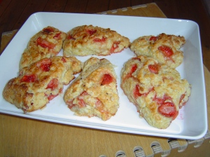 Erdbeer-Scones
